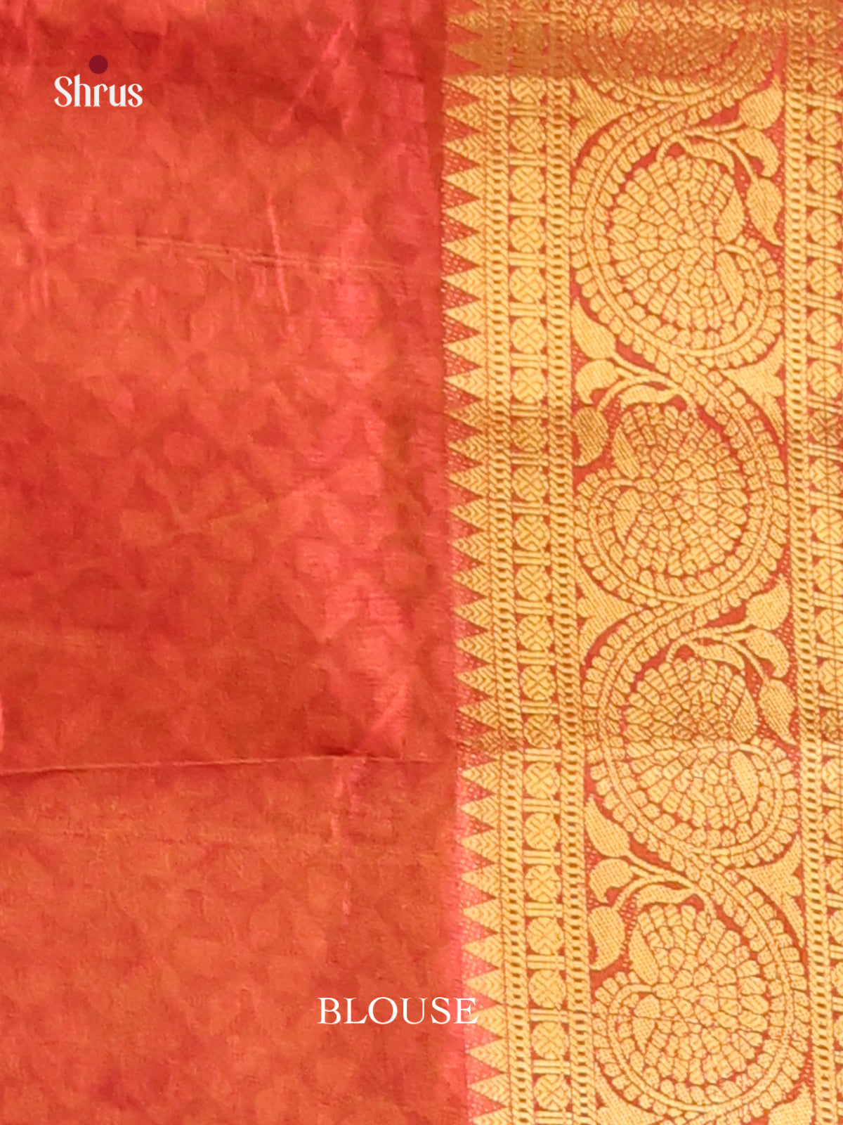Mustard & Brick - Semi Patola Saree