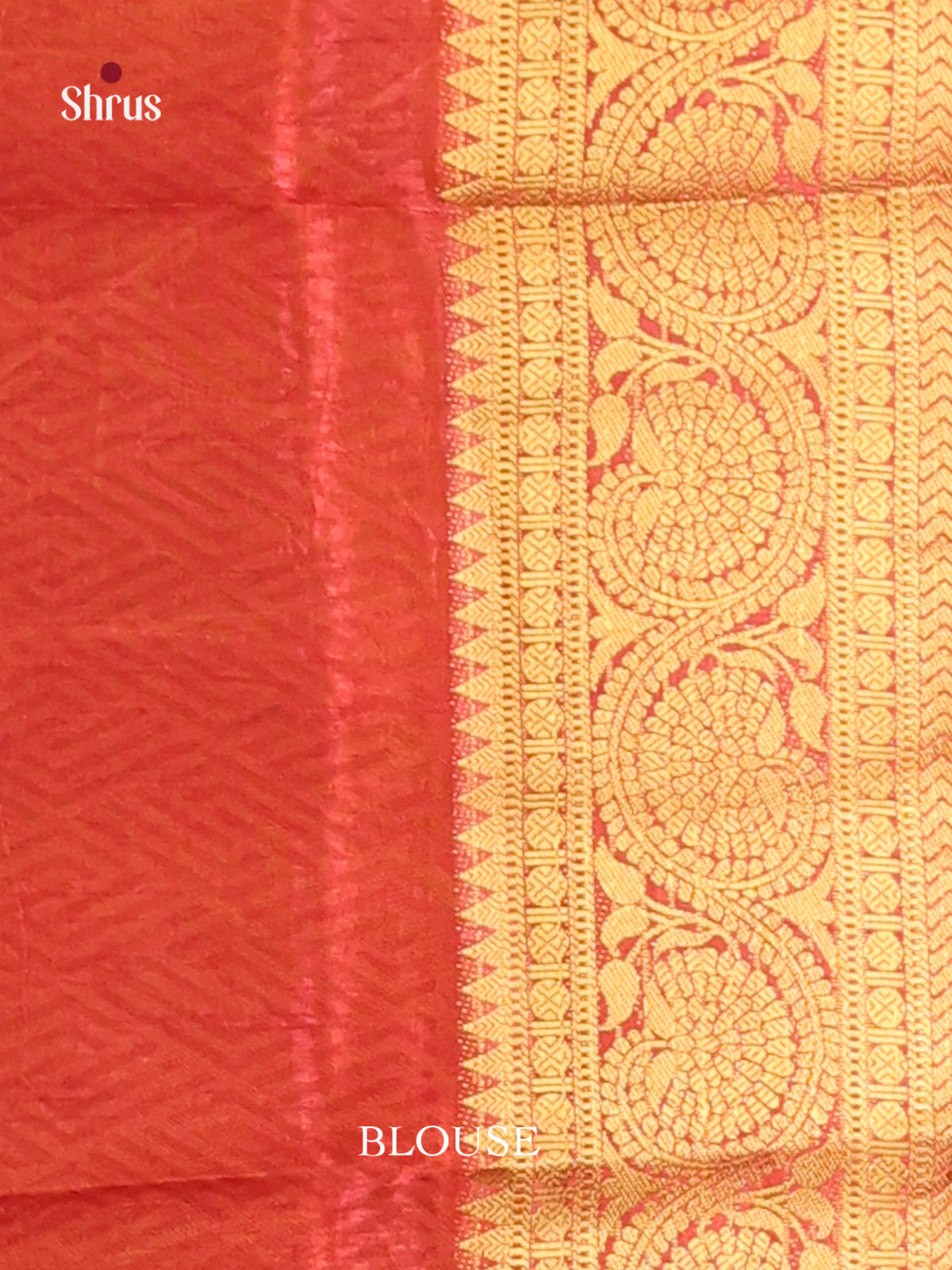 Mustard & Brick - Semi Patola Saree