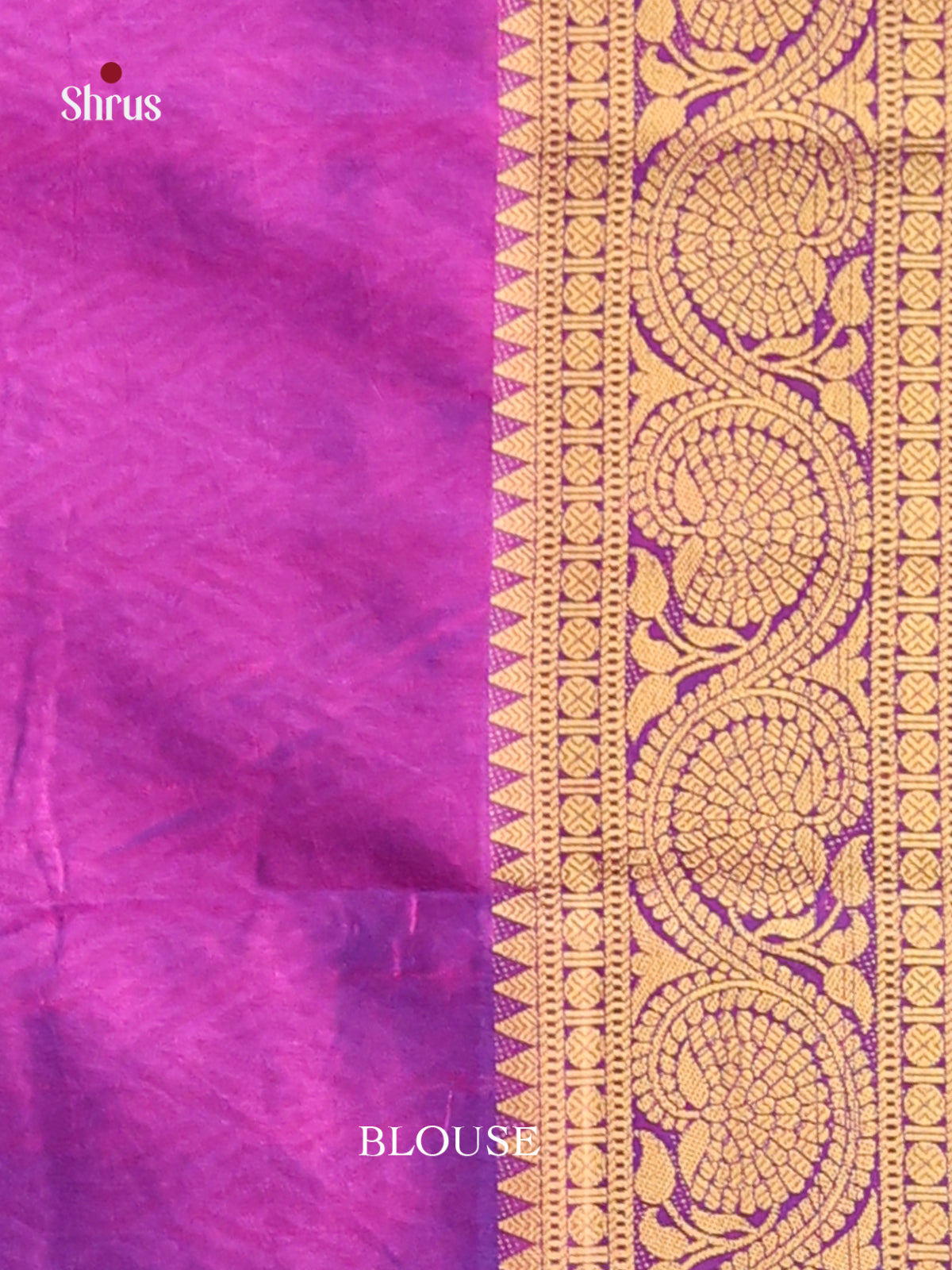 Purple - Semi Patola Saree - Shop on Shrus.com