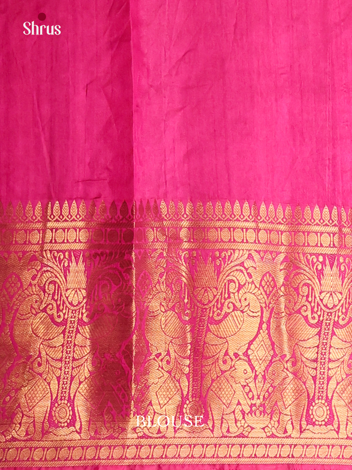 Purple & Pink - Semi Patola Saree - Shop on Shrus.com