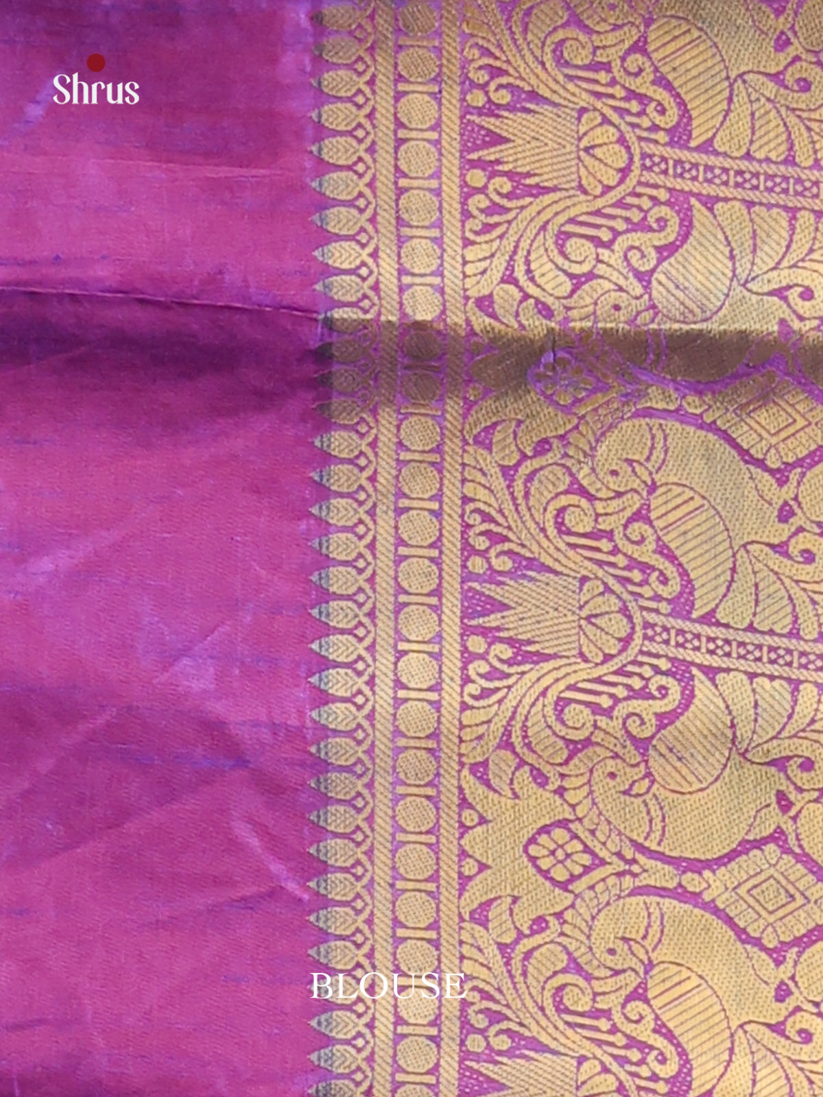 Purple - Semi Patola Saree