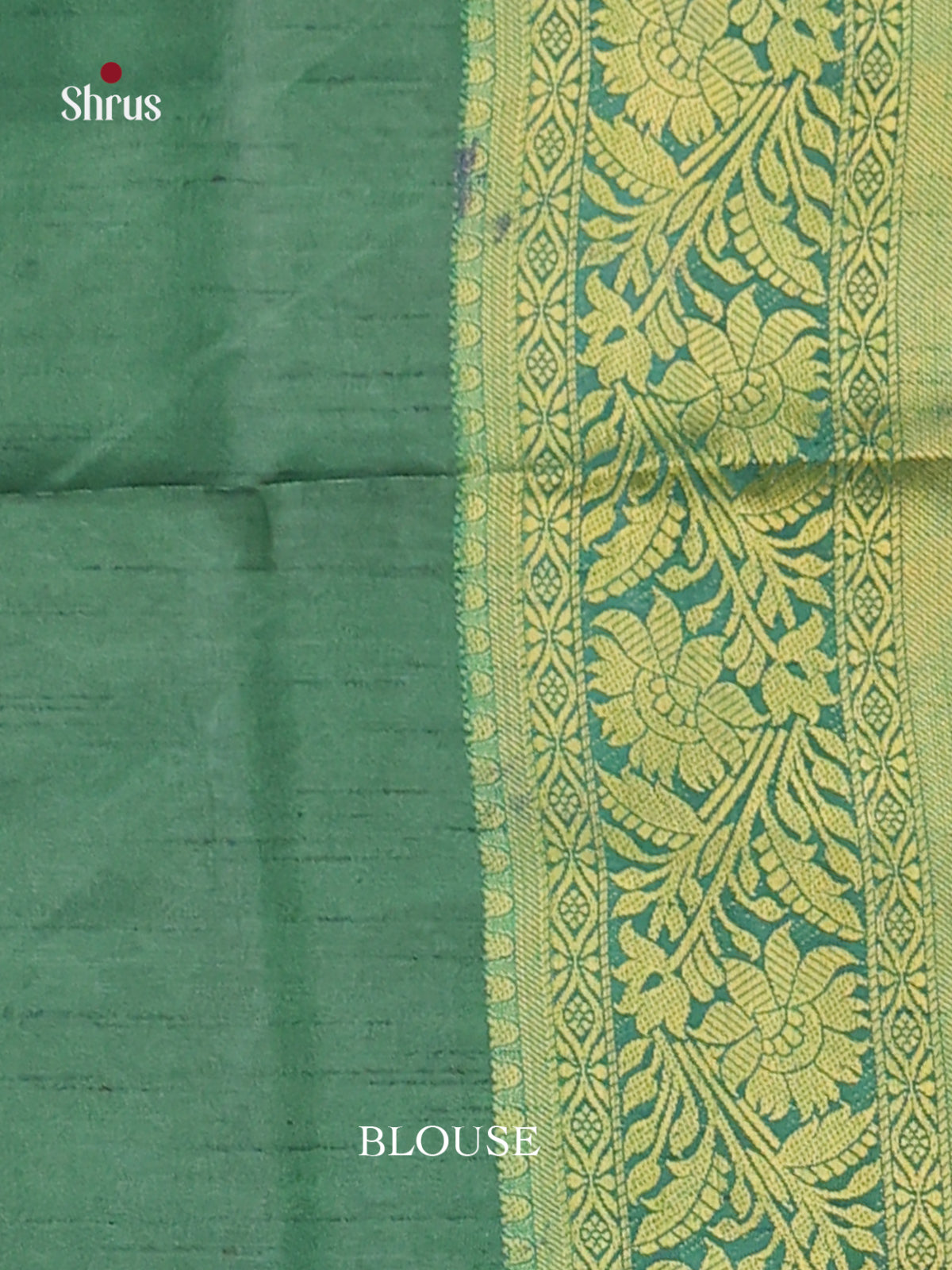 Green - Semi Patola Saree - Shop on Shrus.com