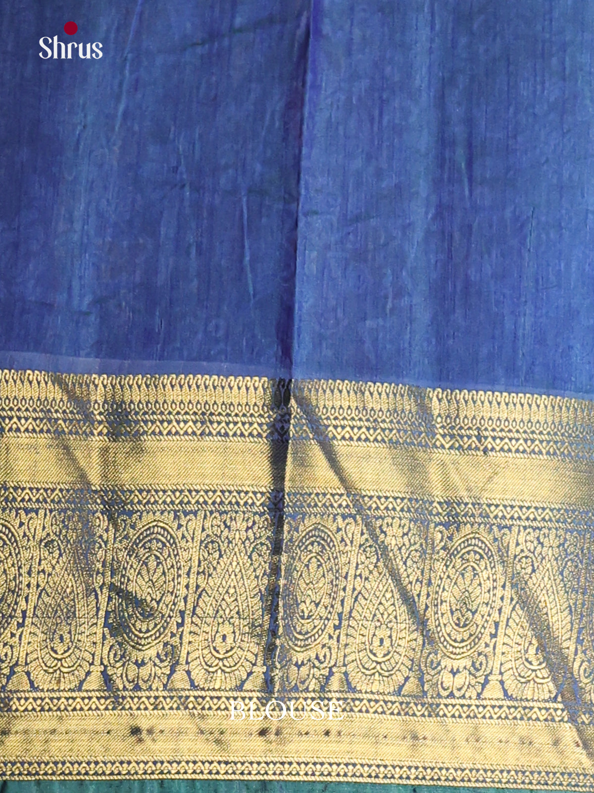Green & Blue - Semi Patola Saree -1