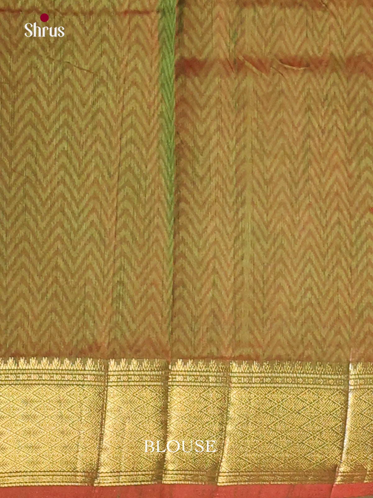 Pink & Green - Semi Patola Saree - Shop on Shrus.com