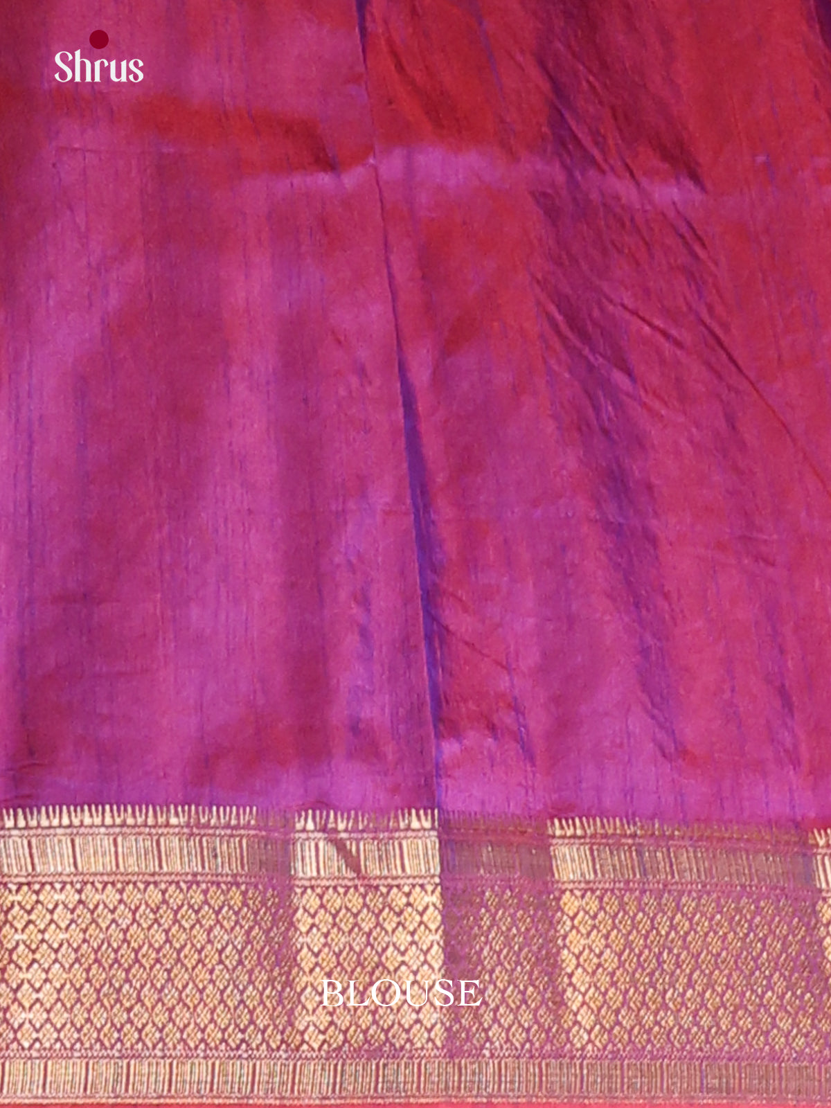 Pink & Purple - Semi Patola Saree - Shop on Shrus.com