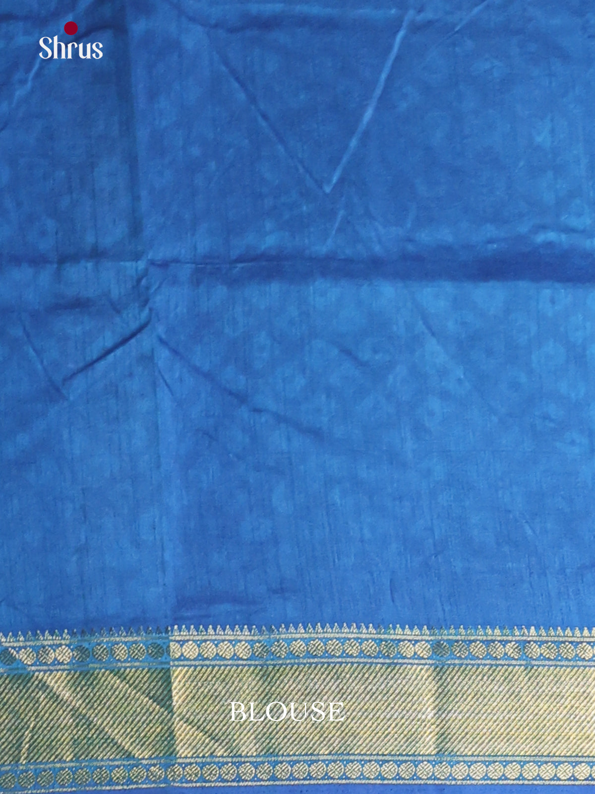 Blue - Semi Patola Saree