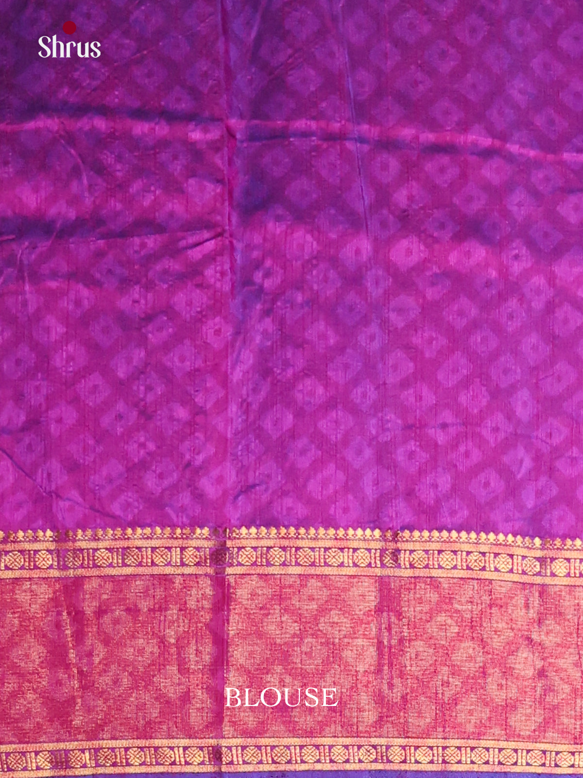 Blue & Purple - Semi Patola Saree