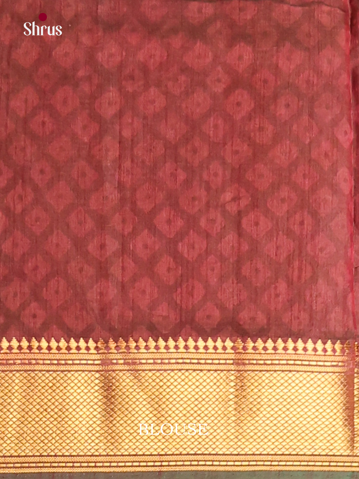Green & Brown - Semi Patola Saree - Shop on Shrus.com