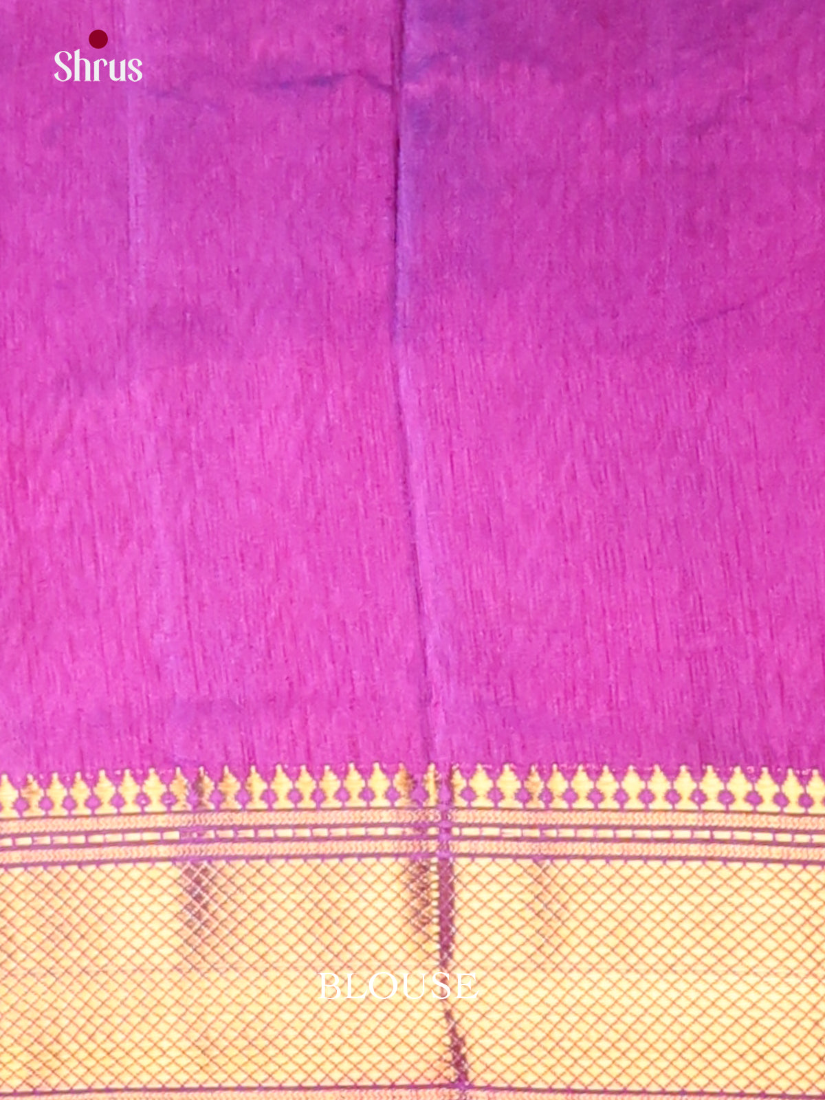 Blue & Purple- Semi Patola Saree