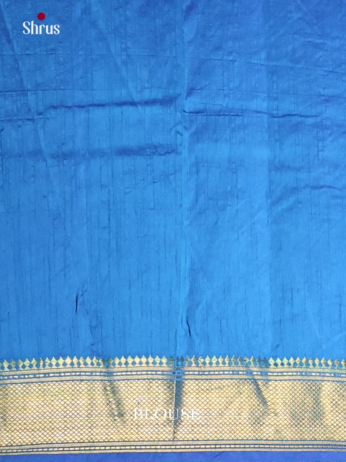 Blue - Semi Patola Saree