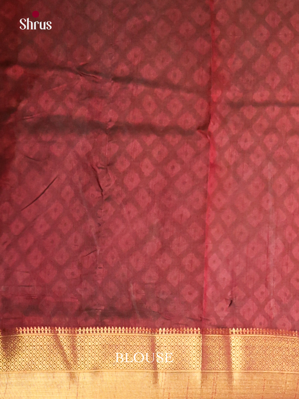 Green & Maroon - Semi Patola Saree - Shop on Shrus.com
