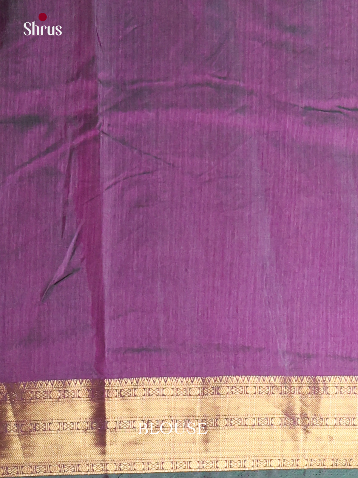 Teal & Purple - Semi Patola Saree - Shop on Shrus.com