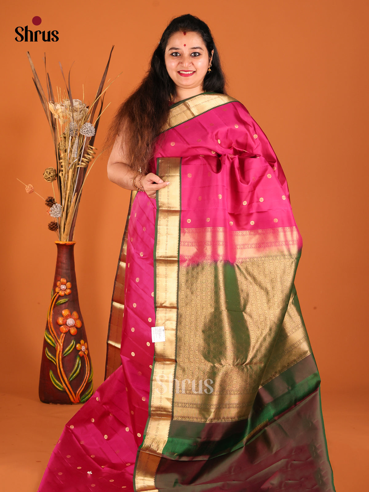DGS19400 - Kanchipuram silk (HR) Saree-1