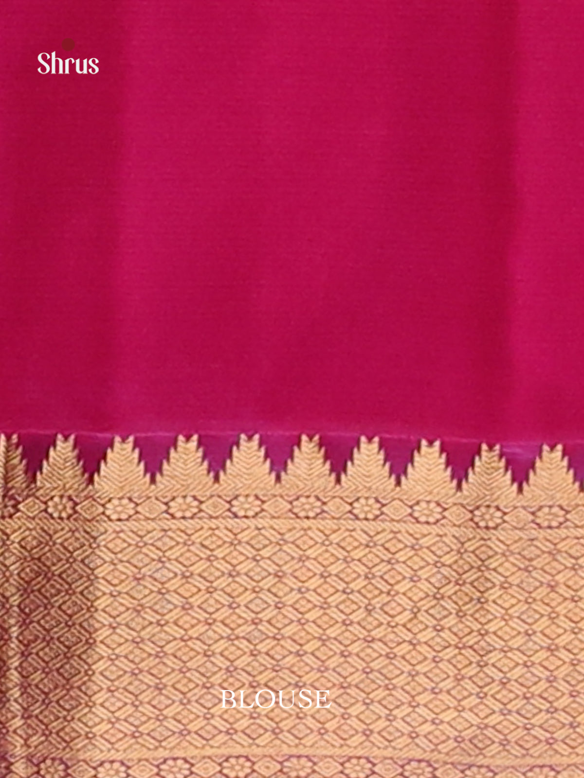 Lavender & Purple Kanchipuram silk Saree gleams with small zari buttas - Shop on Shrus.com