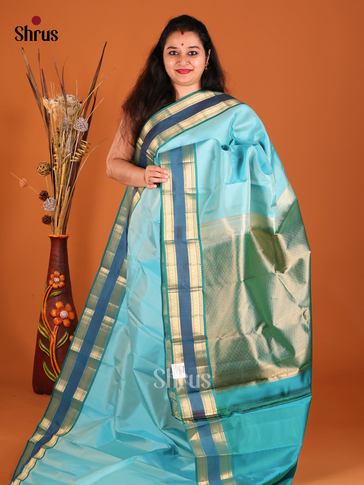DGS19414 - Kanchipuram silk (HR) Saree - Shop on Shrus.com
