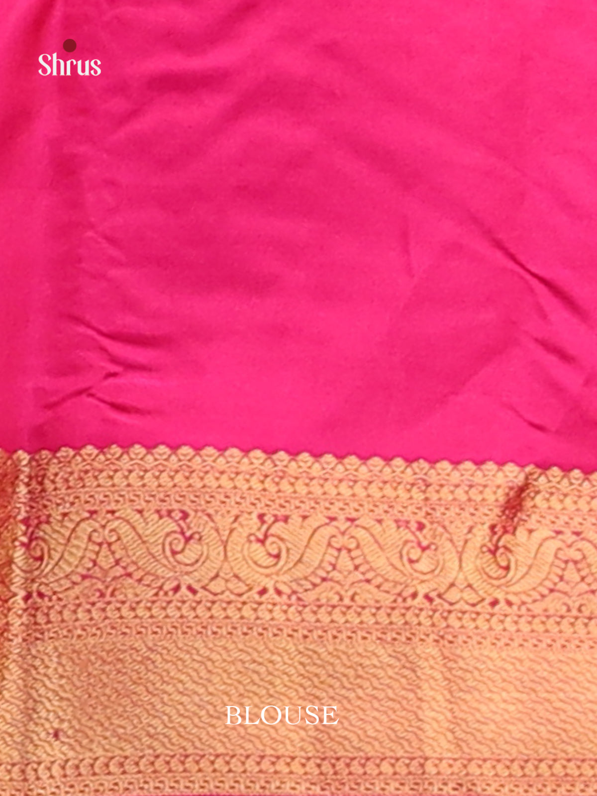 Light Green & Pink Kanchipuram silk Saree with gold zari peacock buttas-3