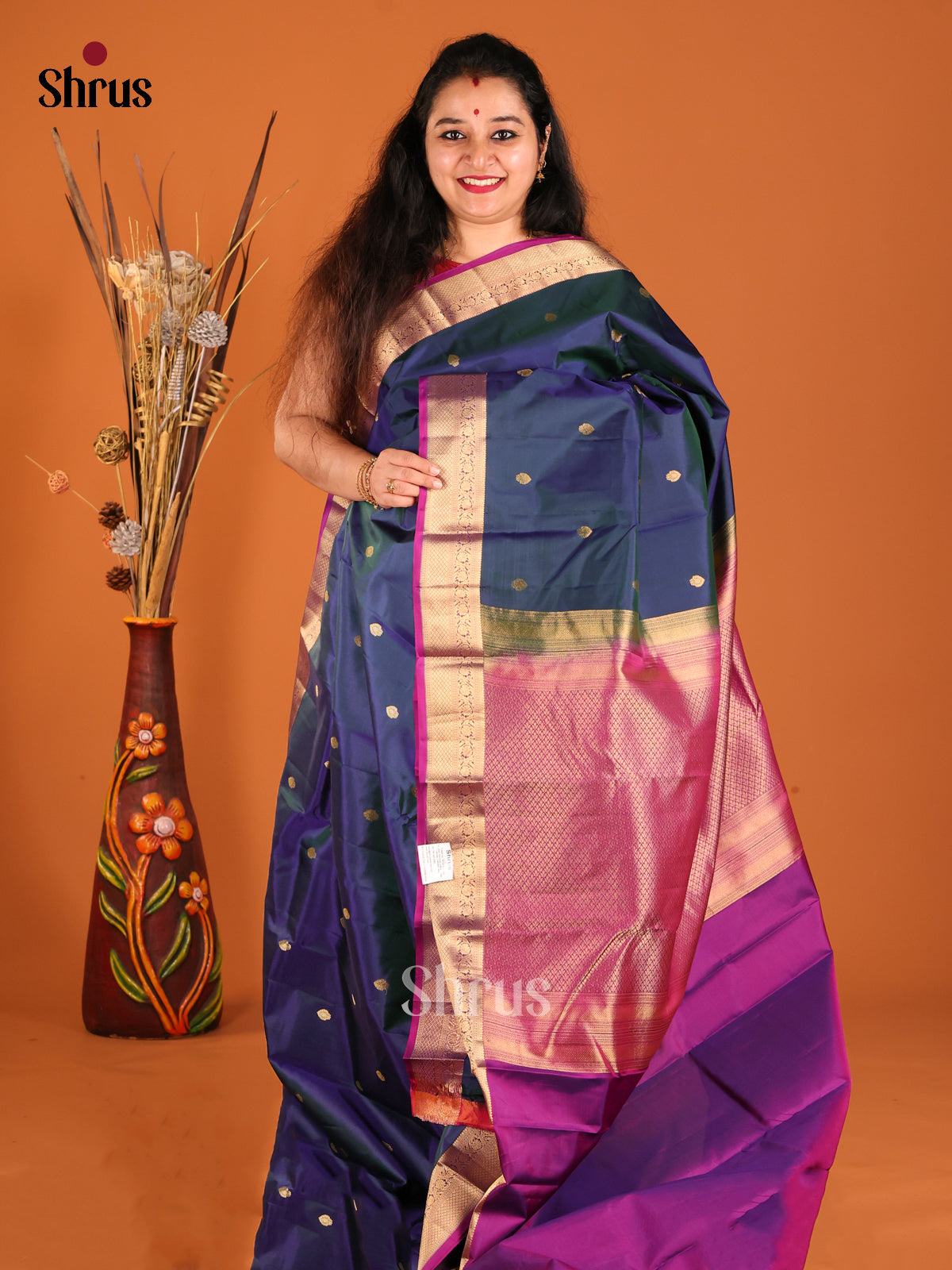 DGS19433 - Kanchipuram silk (HR) Saree - Shop on Shrus.com
