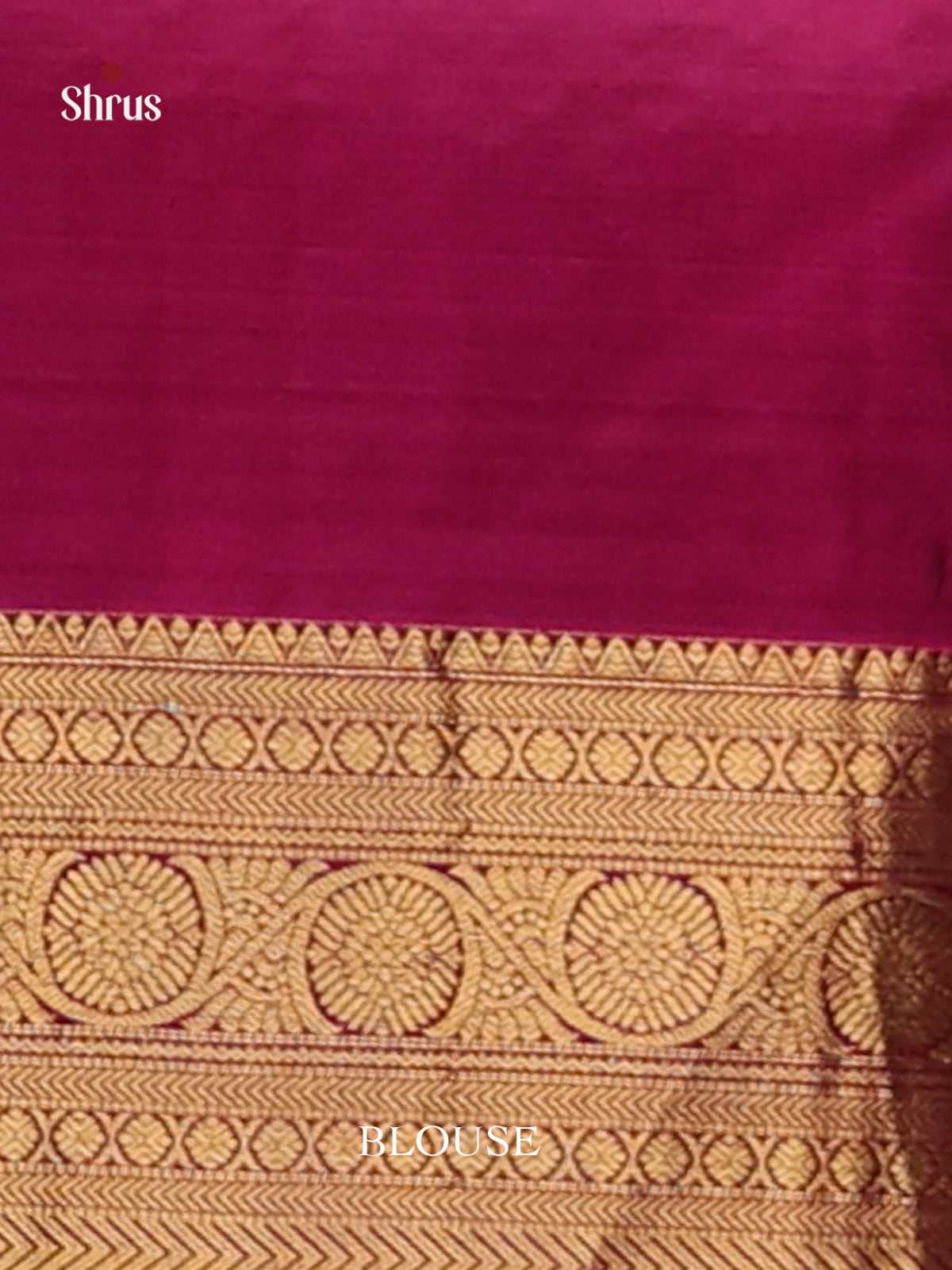 Mustard & Purple Kanchipuram silk Saree with zari drop buttas-3