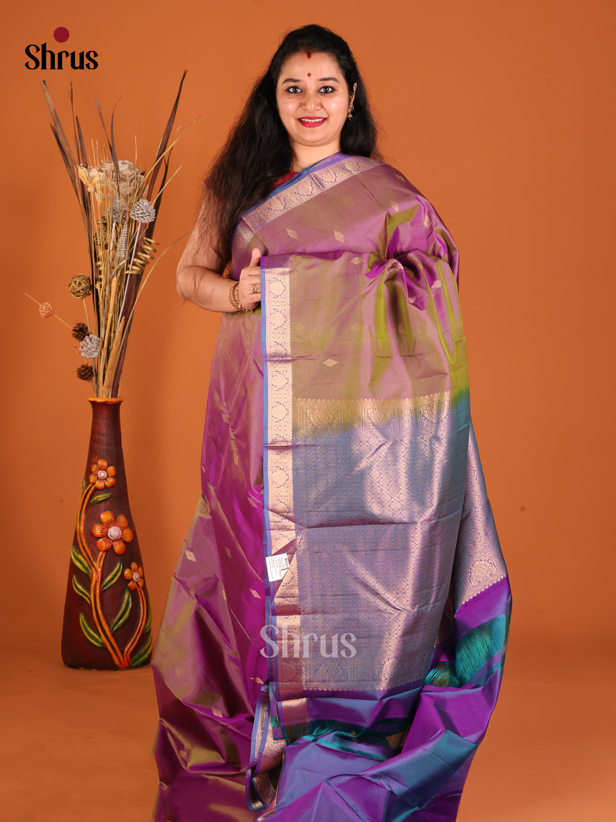 DGS19448 - Kanchipuram silk (HR) Saree - Shop on Shrus.com