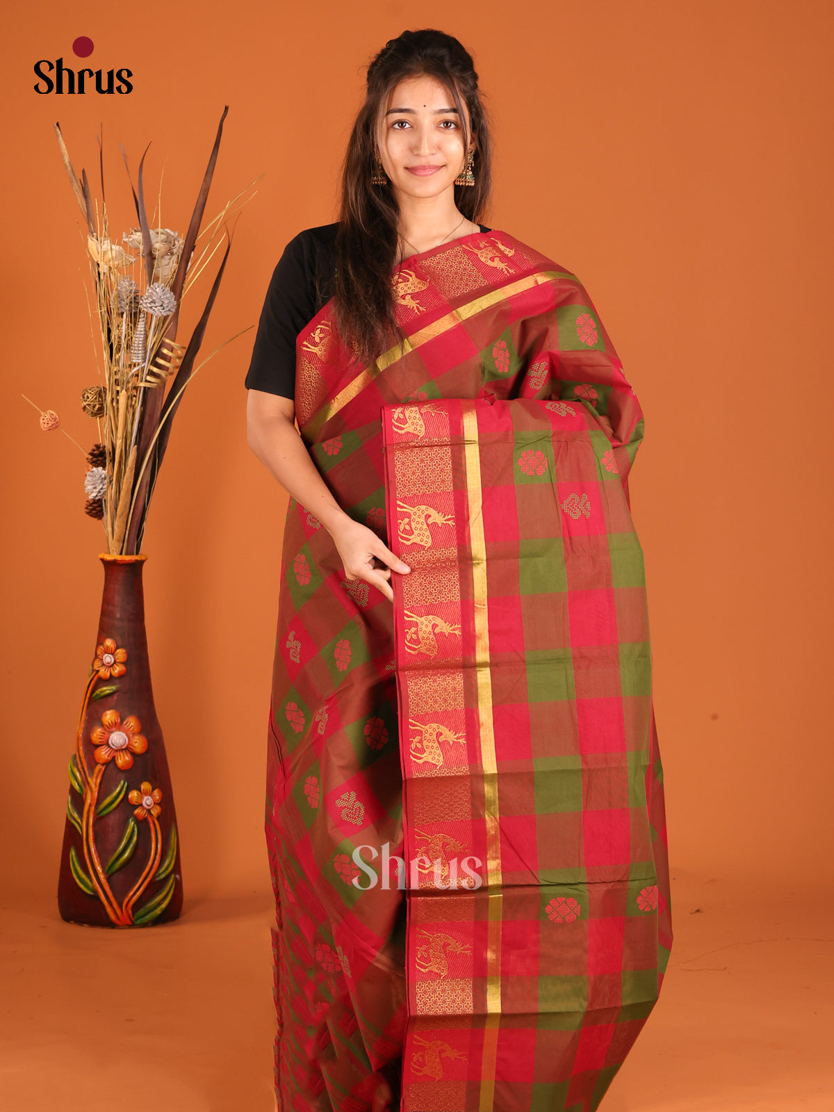 DGS22004 - Chettinad Cotton Saree