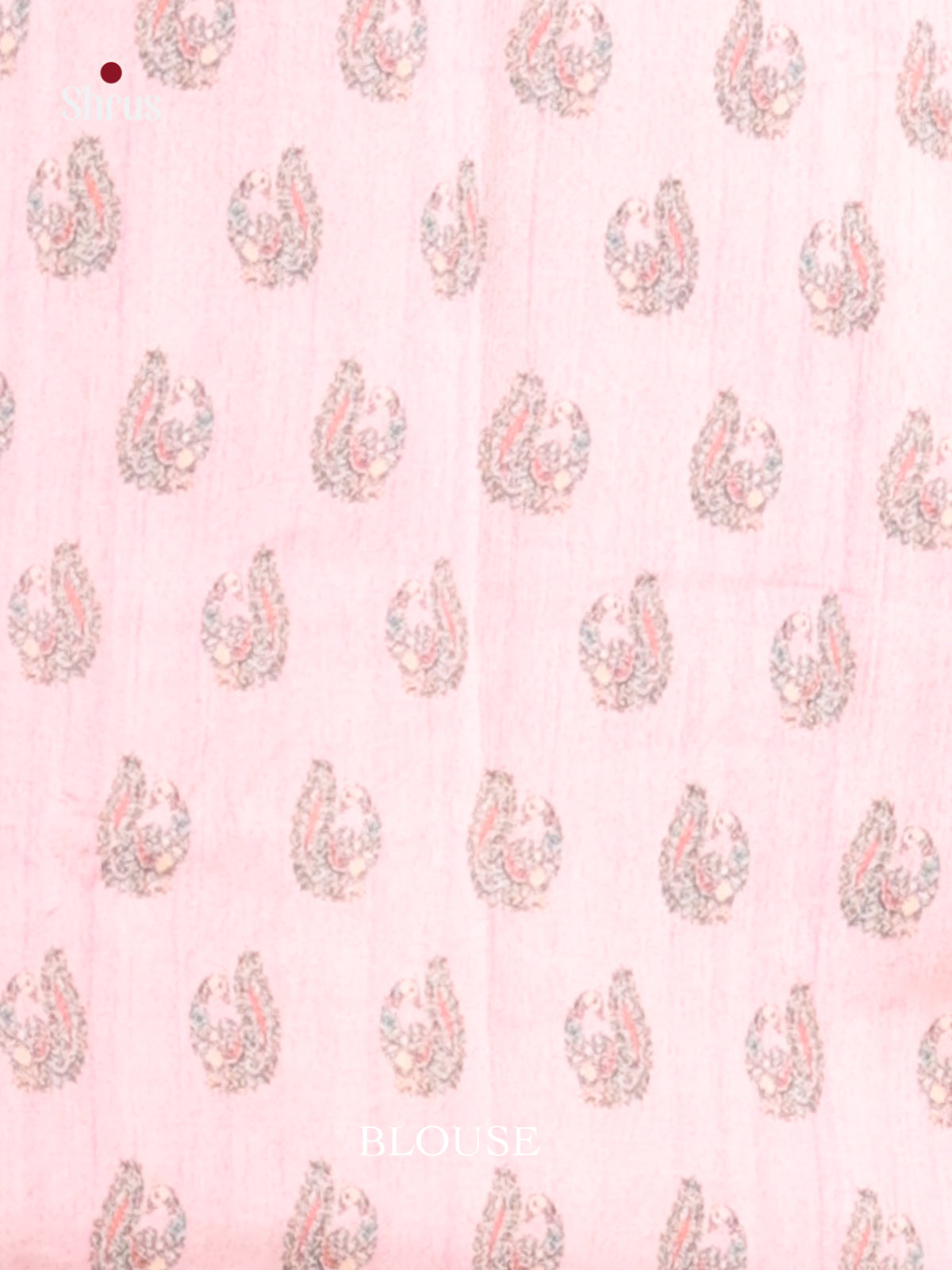 Pink - Semi Tussar Saree