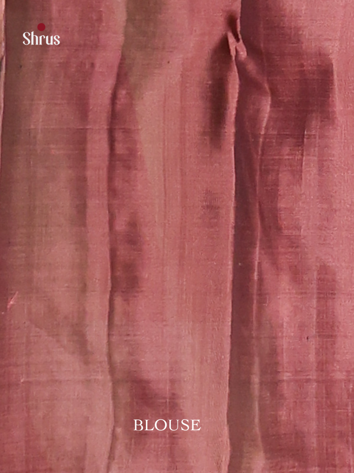 Green & Brown Softsilk-halfpure Saree with zari floral motifs