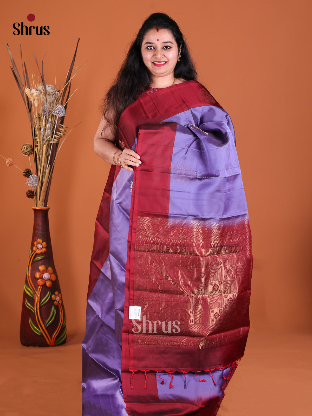 DGS23416 - Softsilk-halfpure Saree - Shop on Shrus.com
