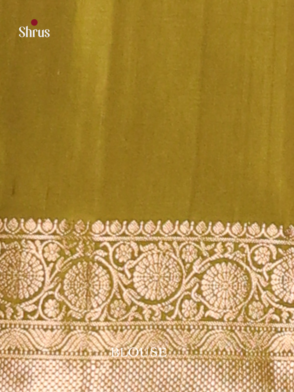 Maroon & Green Soft Silk Saree with gold zari floral buttas-3