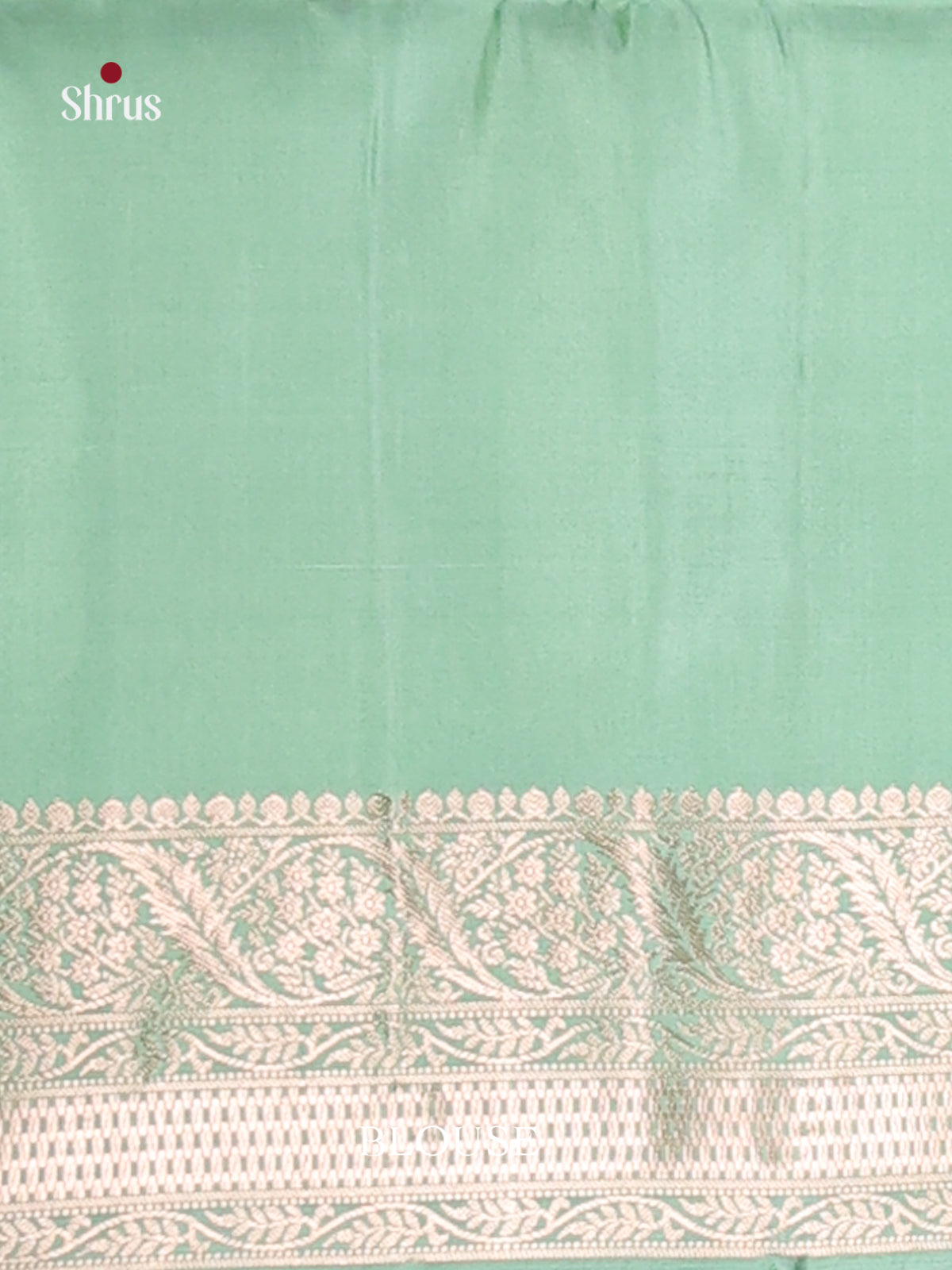 Mild Pink & Pastel Green Soft Silk Saree with splendid contrast Zari Border-3