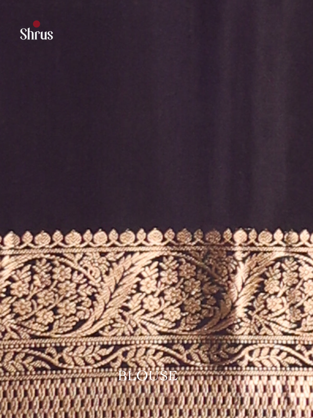 Blue & Navy Blue Soft Silk Saree gleams with gold zari floral motifs-3