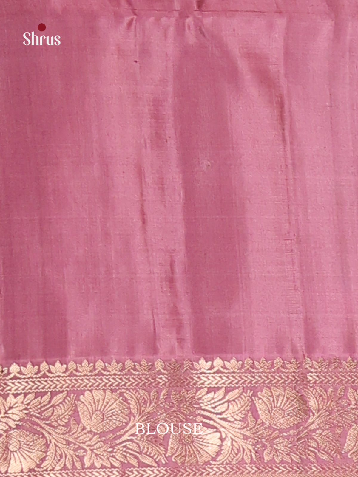 Classy Green & Onion Pink Soft Silk Saree gleams with gold zari floral motifs-3