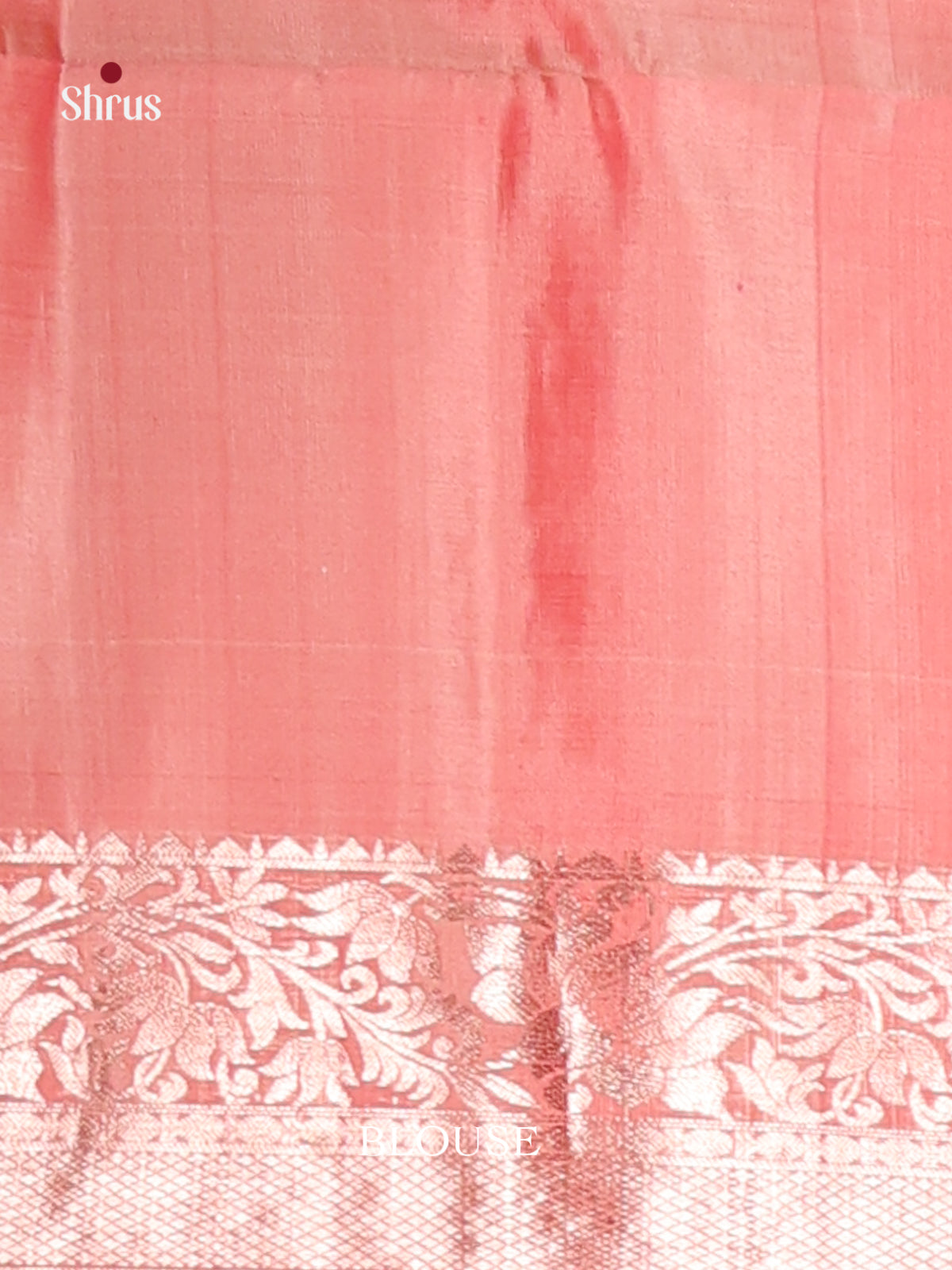 Enchanting Red & Pink Soft Silk Saree with zari round motifs-3