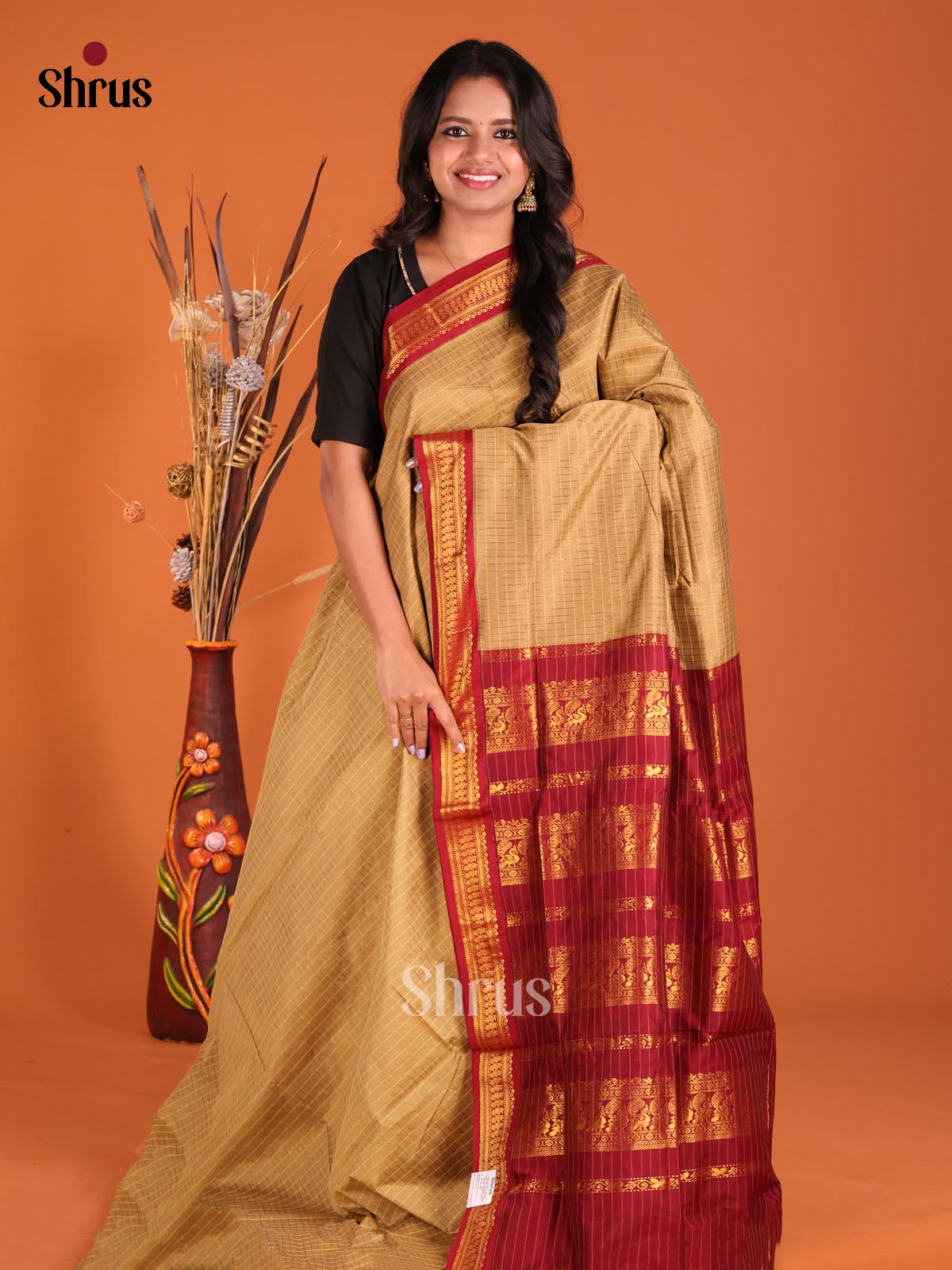 DGS24099 - Kalyani Cotton Saree - Shop on Shrus.com