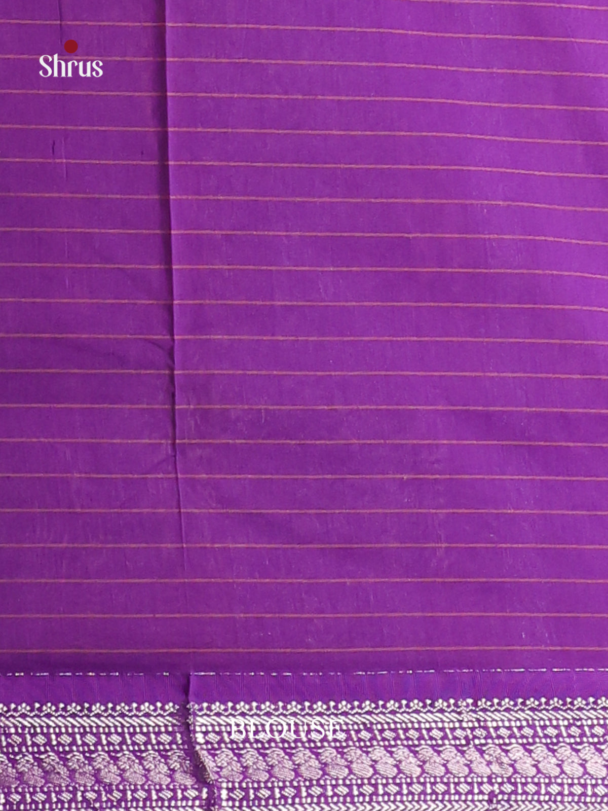 Pink & Purple- Kalyani Cotton Saree - Shop on Shrus.com