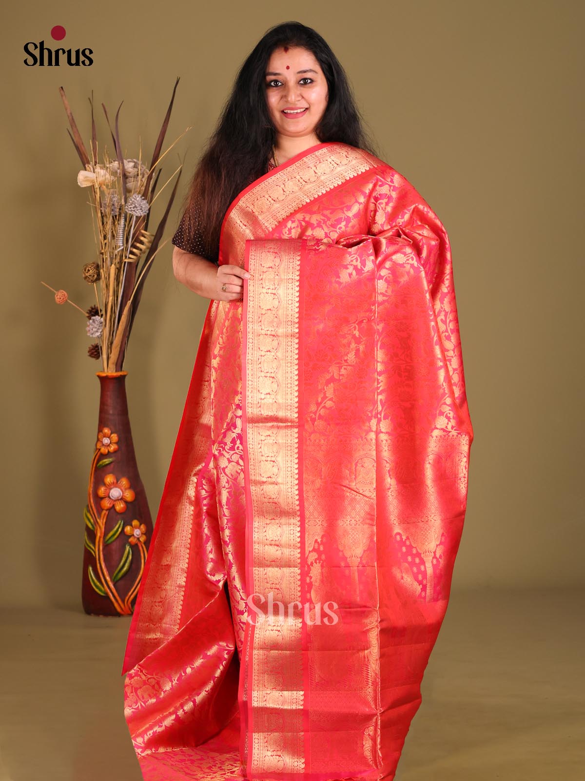 DGS25085 - Soft Silk (HR) Saree-1