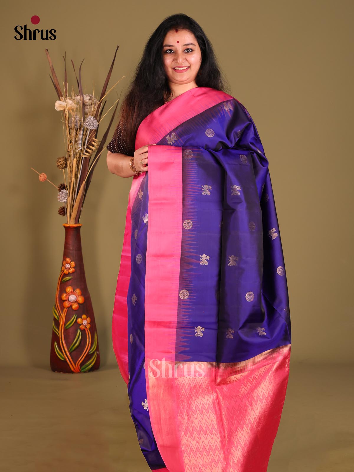 DGS25091 - Soft Silk (HR) Saree - Shop on Shrus.com