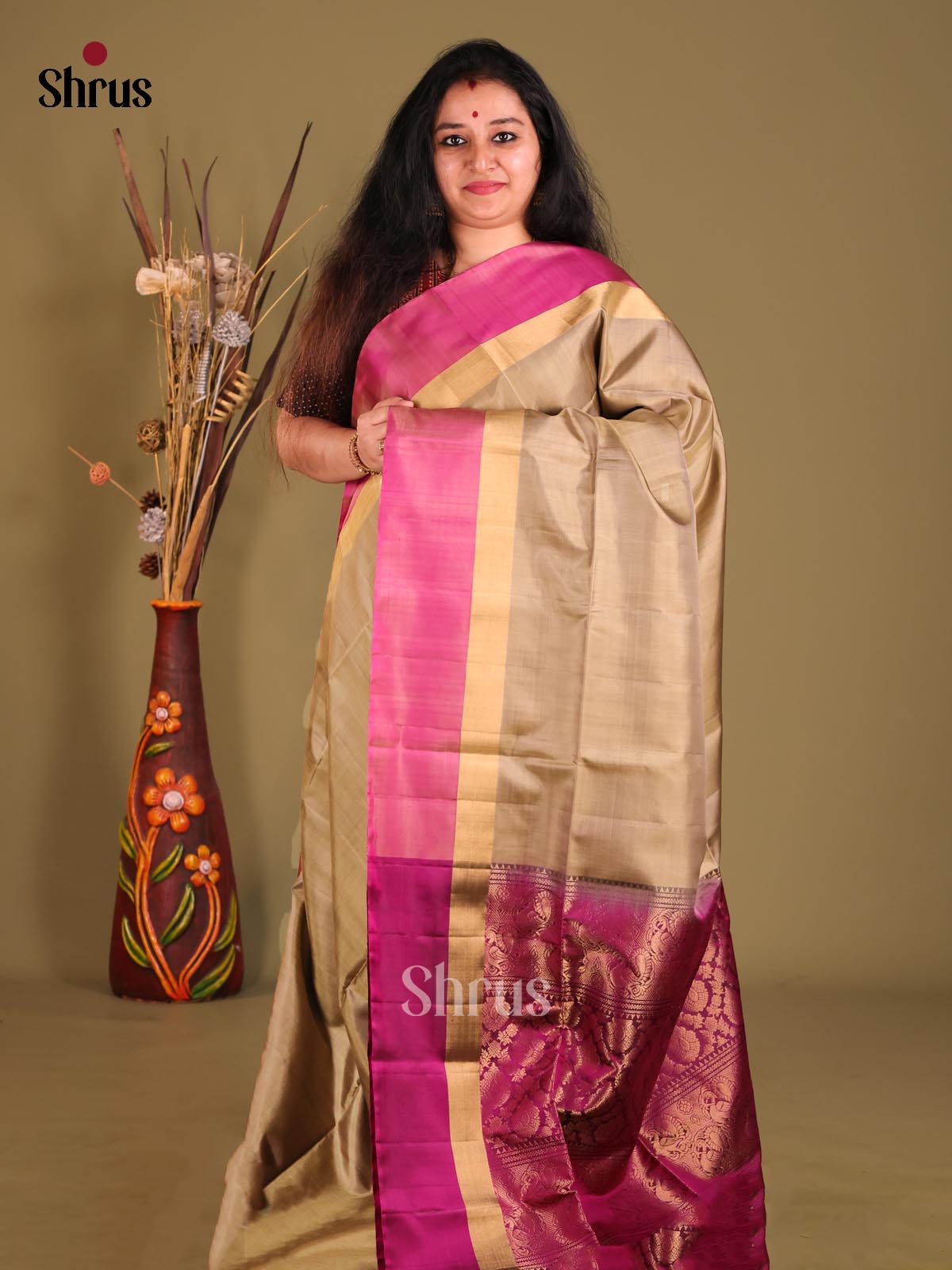 DGS25100 - Soft Silk (HR) Saree-1
