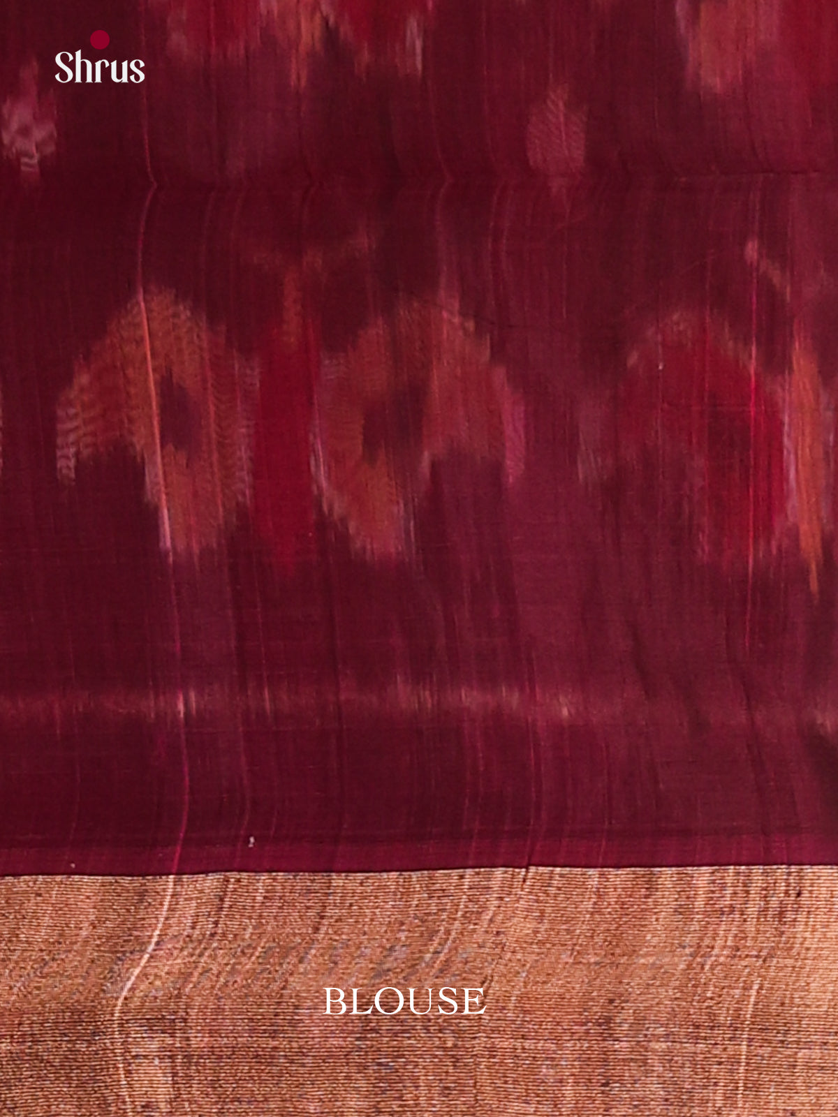 Green & Maroon- Pochampally sico Saree ikkat silk cotton -2