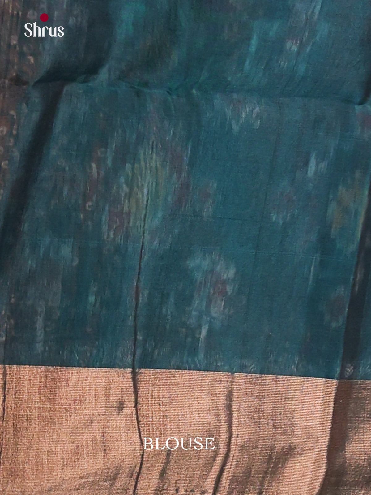 Brown & Peacock Green - Pochampally sico Saree