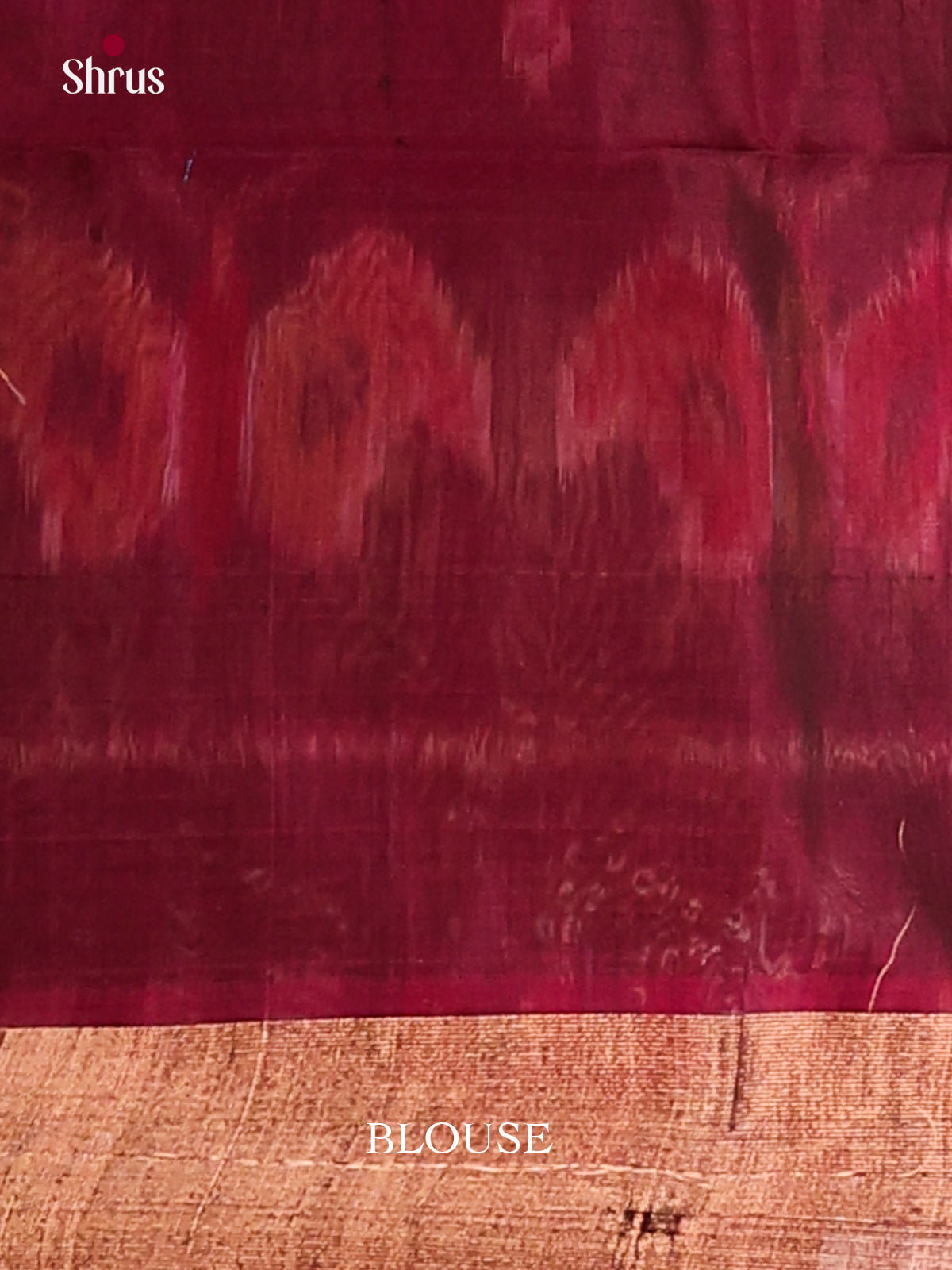 Green & Maroon - Pochampally sico Saree - Shop on Shrus.com