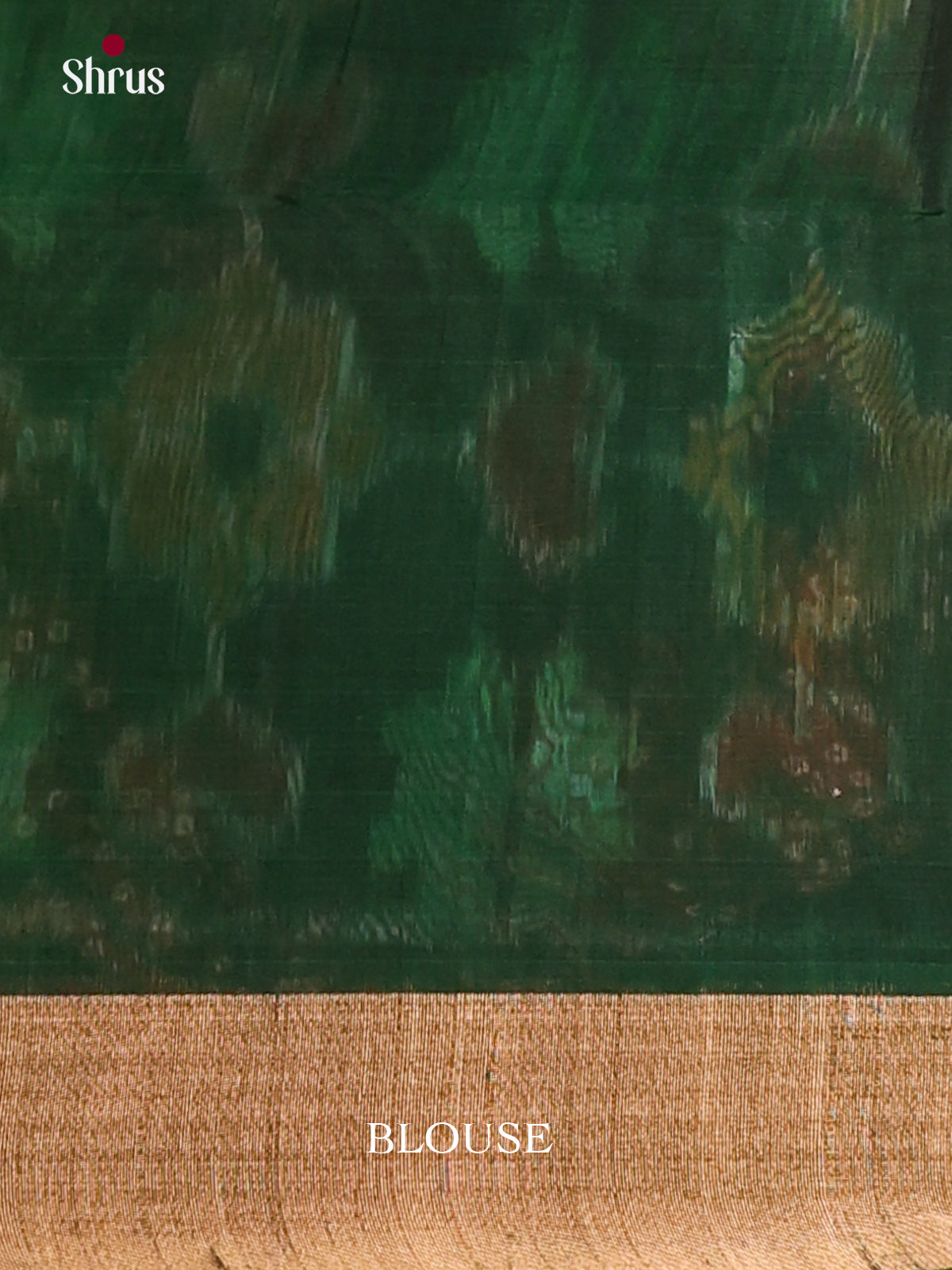 Mustard & Green - Pochampally ikkat silk cotton Saree -2