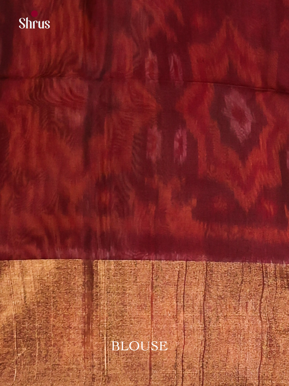 Elephant Grey & Maroon - Pochampally sico Saree - Shop on Shrus.com