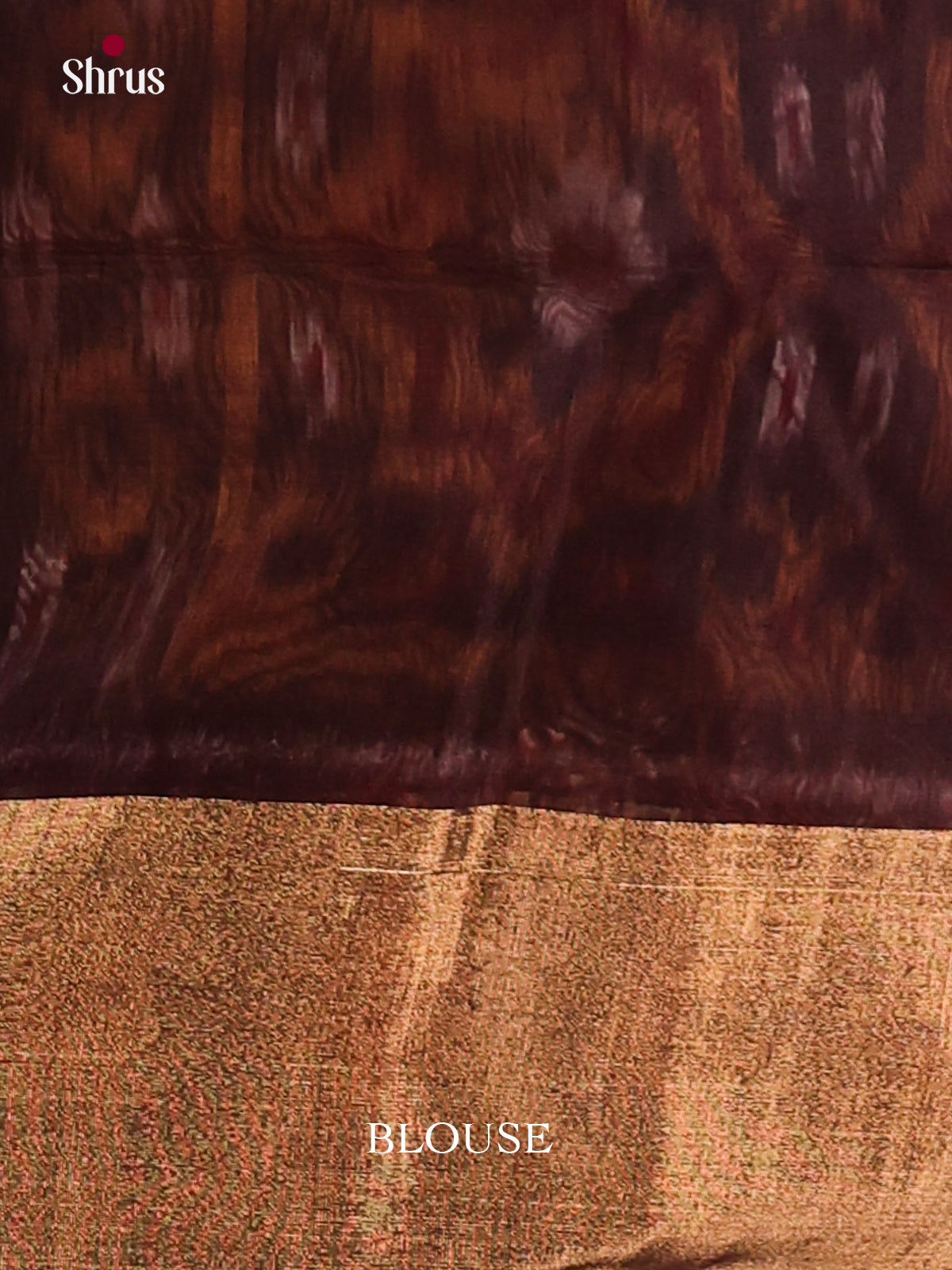 Violet & Maroon - Pochampally ikkat silk cotton Saree -2