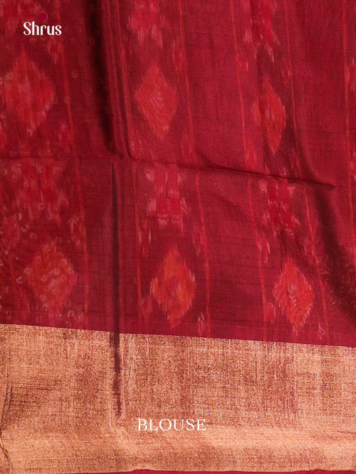 Purple & Maroon - Pochampally sico Saree - Shop on Shrus.com