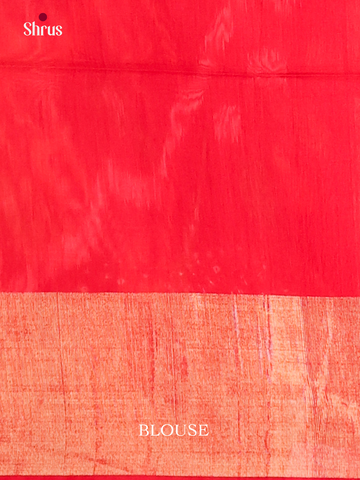 Blue & Red - Pochampally sico Saree