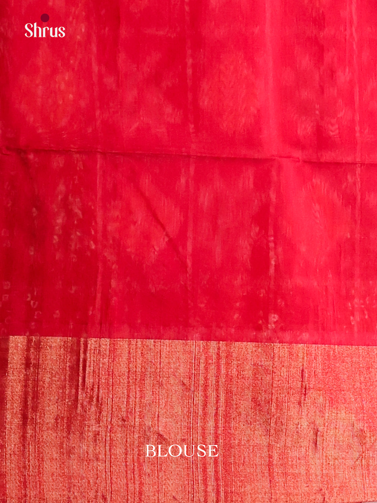 Blue & Red - Pochampally sico Saree