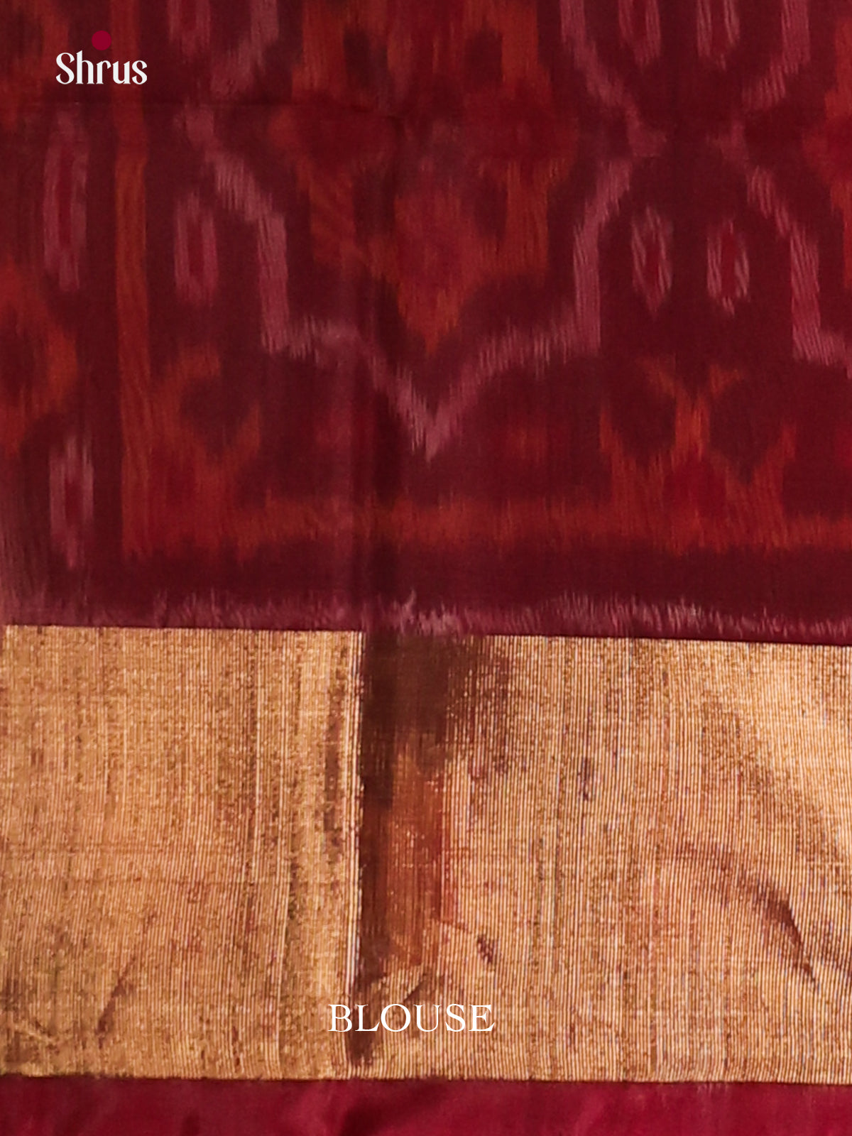 Green & Maroon - Pochampally sico Saree - Shop on Shrus.com