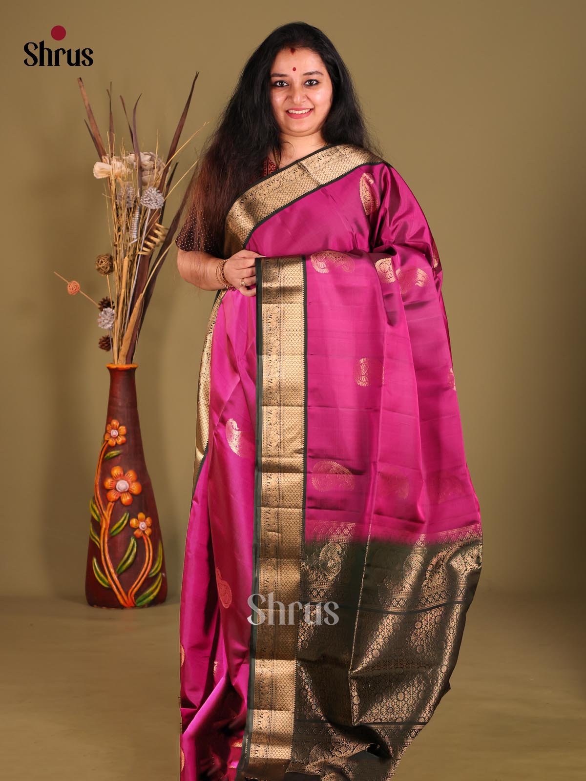 DGS25271 - Soft Silk (HR) Saree-1