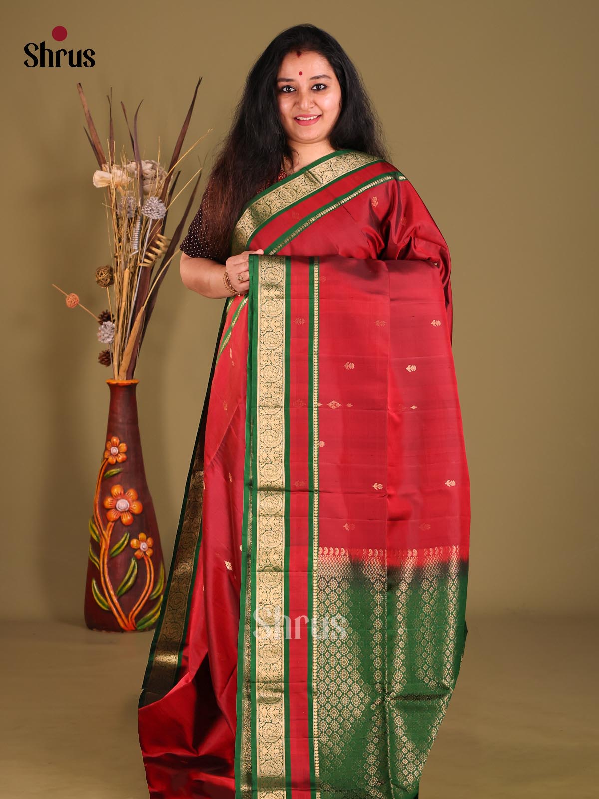 DGS25272 - Soft Silk (HR) Saree-1