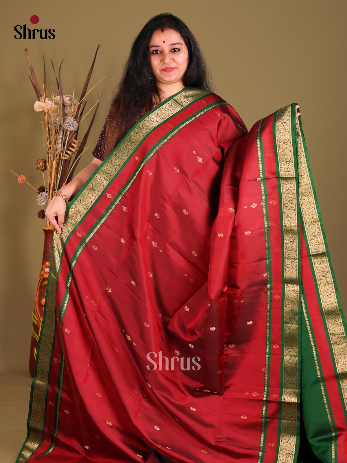 DGS25272 - Soft Silk (HR) Saree-2